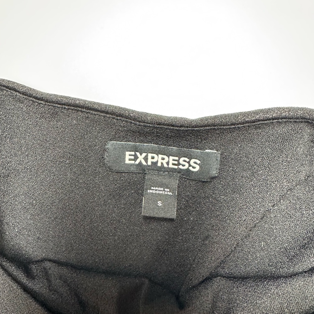 Express Classic Black Long Sleeve Top